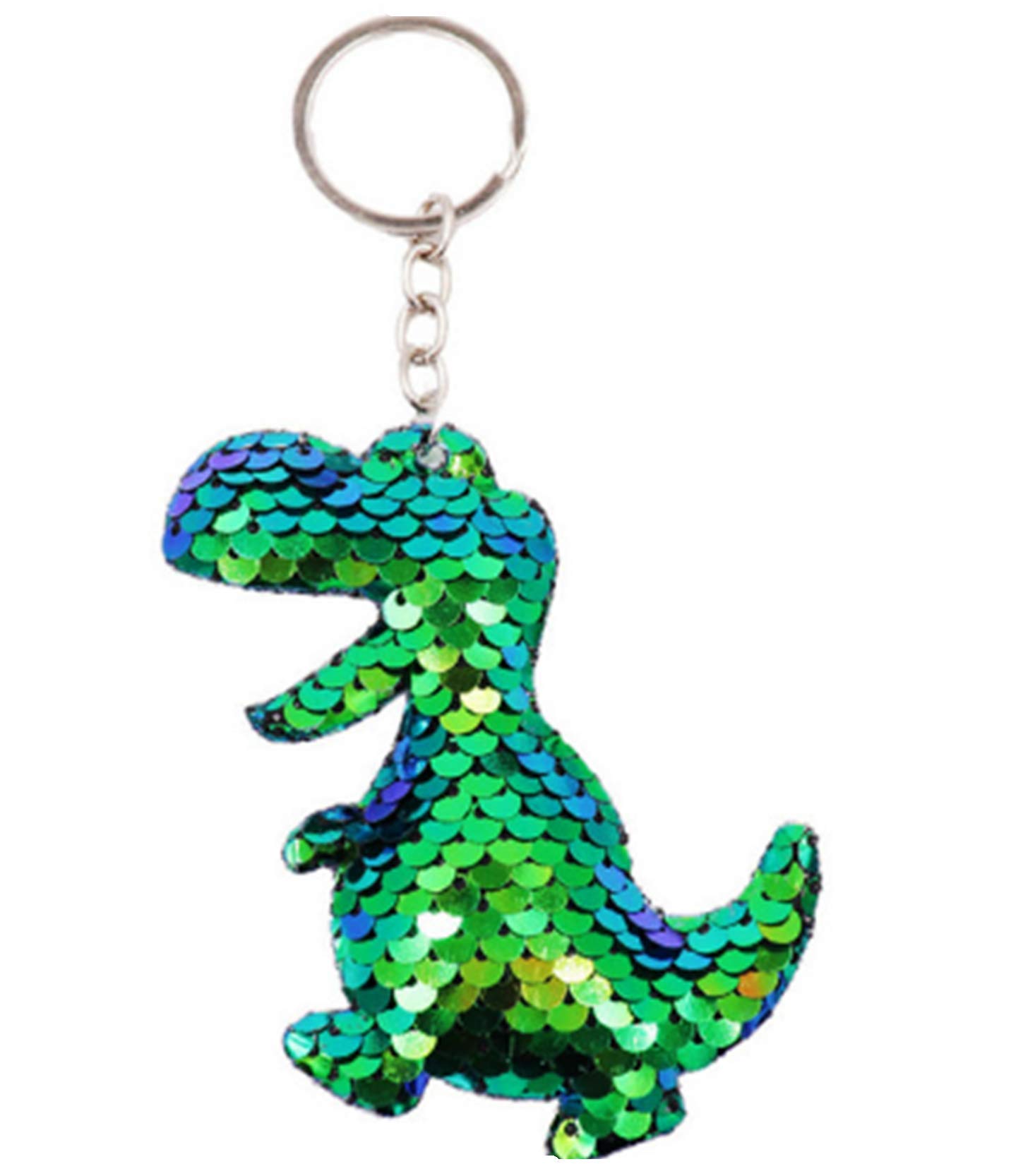 CrownOfRibbons Dinosaur Keyring T Trex Monster, Luggage or Car Key Accessory