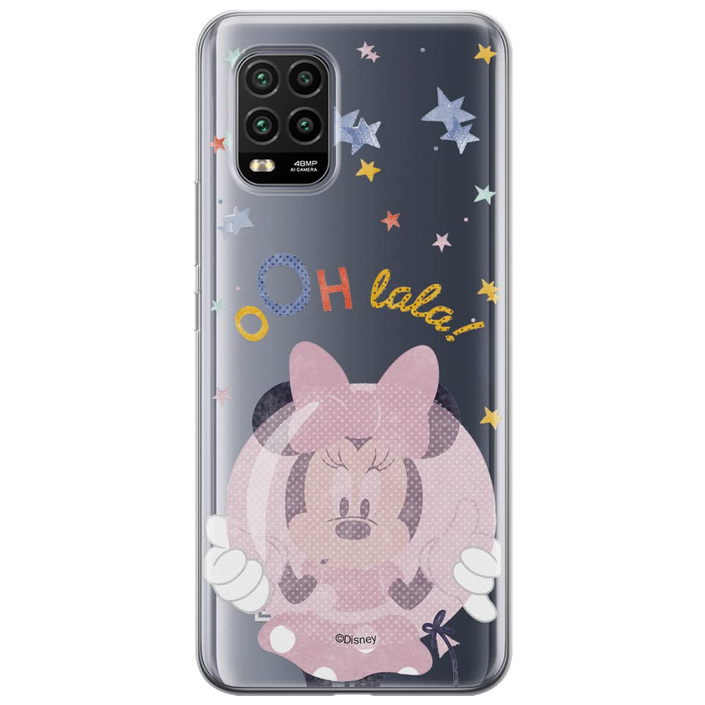 ERT GROUP mobile phone case for Xiaomi MI 10 LITE original and officially Licensed Disney pattern Minnie 046 optimally adapted to the shape of the mobile phone, partially transparent — image 1