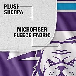 Truman Bulldogs Primary Logo Stripes Sherpa