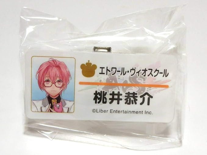 Amazon アイチュウ アクリルネームバッジ 桃井恭介 名札 バッチ アニメ 萌えグッズ 通販