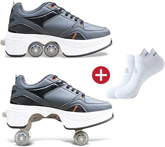 CNMF Rollschuh Roller Skates Lauflernschuhe,Sneakers,2in1