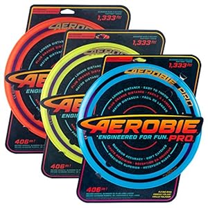 Aerobie 970031 Pro Frisbee Throw Ring, for ages 12+, Assorted