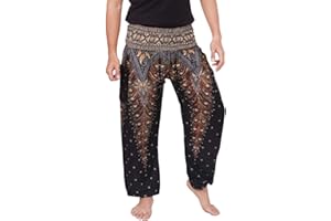 Banjamath® Mens Yoga Harem Lounge Boho Parachute Loose Baggy Pants