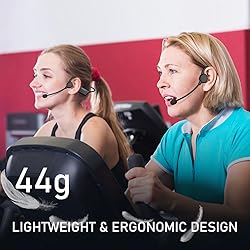 KIMAFUN 2.4G Headset Dual Wireless Microphone for 2