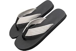JNRCE Creative Flip Flops - Funny Beach Sandals with Hidden Design - Quick-Dry Slides for Men - Novelty Gag Gift