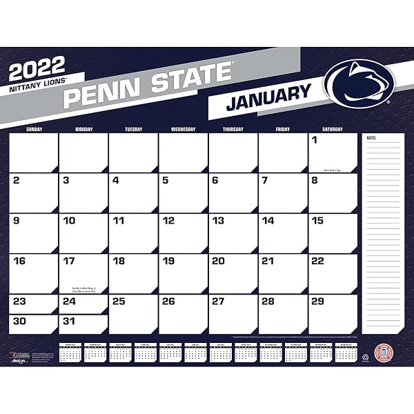 Amazon.com : TURNER SPORTS Penn State Nittany Lions 2023 22X17 Desk Calendar  (23998061487), Multicolor : Office Products