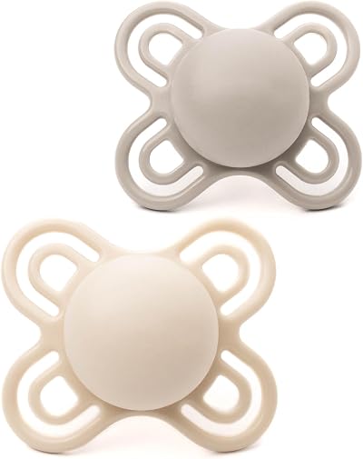 MAM Perfect Start Soothers 0-2 Months 2 Pack with Travel Steriliser Case