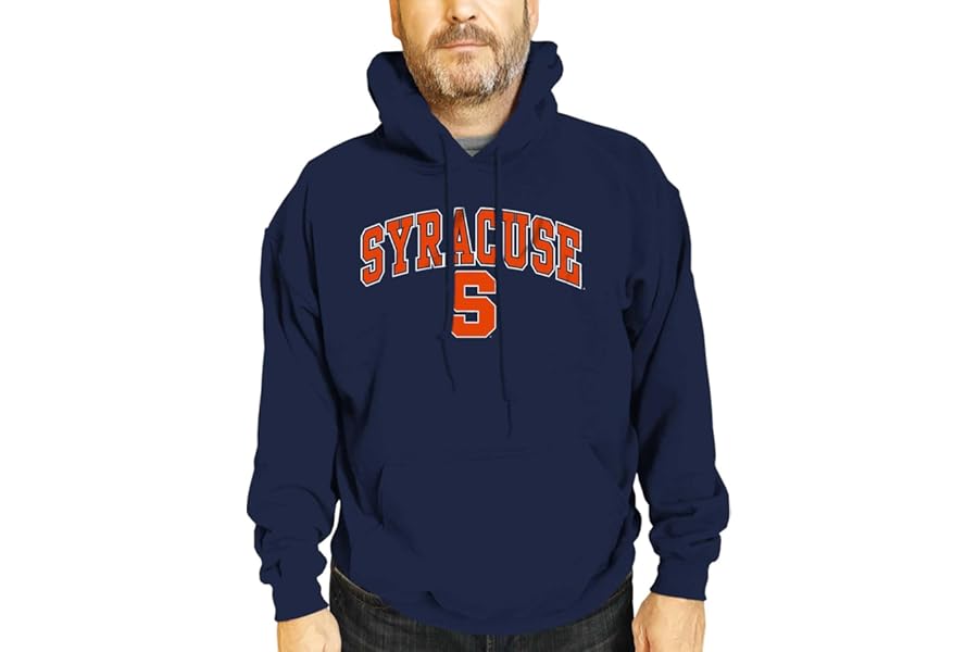 Campus Colors NCAA Arch & Logo Gameday Hoodie - Officially Licensed College Hooded Sweatshirt - Cotton Blend - Unisex Adult