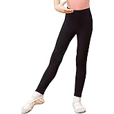 LingTing Black Dance Pants High Waisted Baggy Soft Wide Leg Trousers