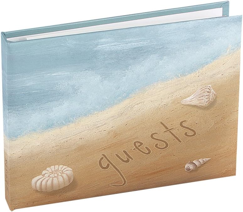Hortense B. Hewitt Seaside Jewels Guest Book, 7.5 x 5.75-Inches
