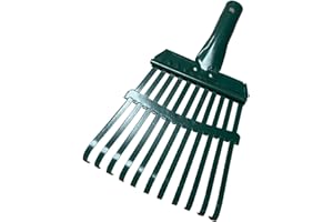 Rake Head 10x6 Inch 11 Teeth Carbon Steel Rake Head Replacement Pre-drilled for Lawn, Garden, Yard, Farm, Garden, Yard, Lawn,