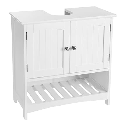 Vasagle Under Sink Bathroom Cabinet With Open Storage Compartment