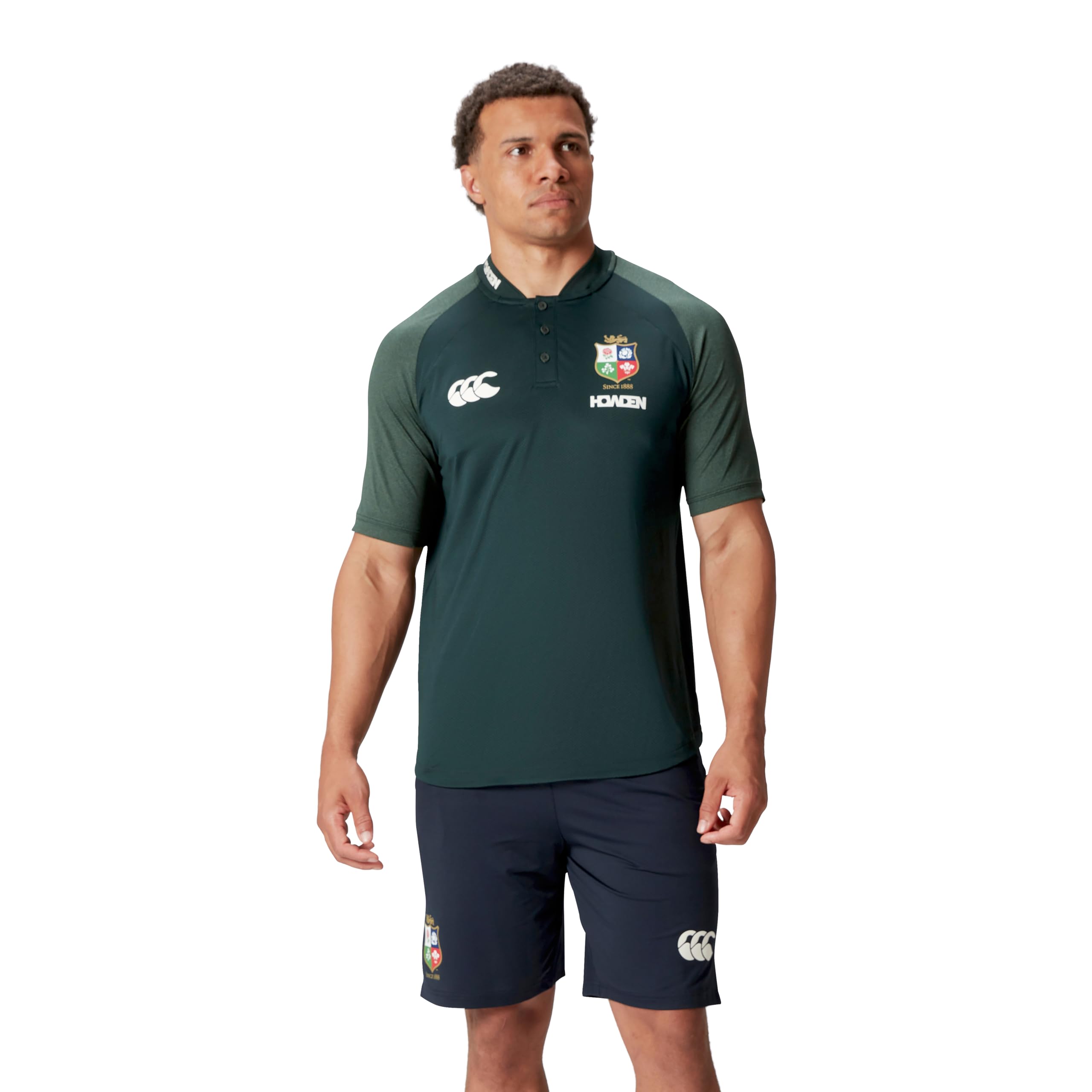 Canterbury Men's Official British & Irish Lions Polo Shirt | Breathable | Moisture Wicking, Scarab, 2XL