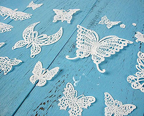 YOYOSTORE Silicone Sugar Edible Butterfly Cake Embossing Mold Mould Decoration gum paste cupcake topper tool icing candy imprint baking moulds sugarcraft - Thumbnail 5