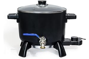 AROPARC Wax Melter for Candle Making, 6Qts Candle Wax Melting Pot with Spout for Soy Wax Soap Base Easy Pour & Non-Stick & Temps