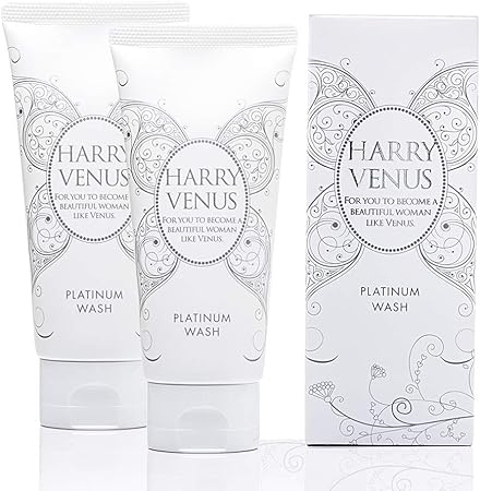 Amazon ハリーヴィーナス ハリーヴィーナスプラチナウォッシュ 公式 エイジングケア 洗顔フォーム プラチナナノコロイド フラーレン 配合 洗顔 洗顔石鹸 洗顔料 洗顔フォーム フランス産 泥 カオリン 超濃密 泡 100ｇ 2本 泡立てネット付 ハリーヴィーナス