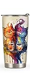 20oz Cat Gifts for Cat Lovers, Cat Gifts for
