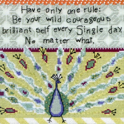 Peacock Beaded Counted Cross Stitch Kit Mill Hill 2012 Curly Girl CG302101