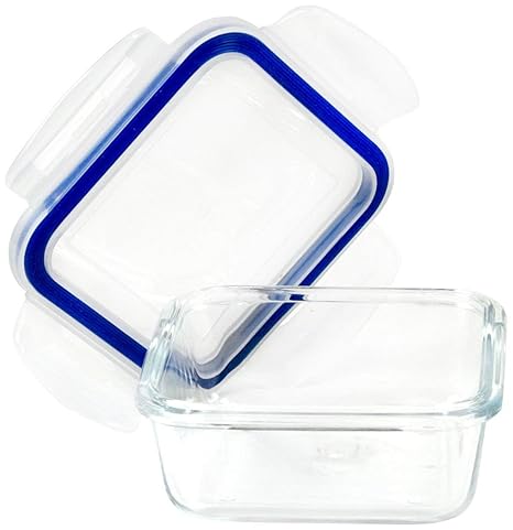 Borosilicato microondas y horno de cristal cuadrado ...