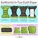 EcoAble Baby All-In-Two AI2 Hybrid Cloth Diaper w/ Pocket, One Size 10-35Lb (Balloon)