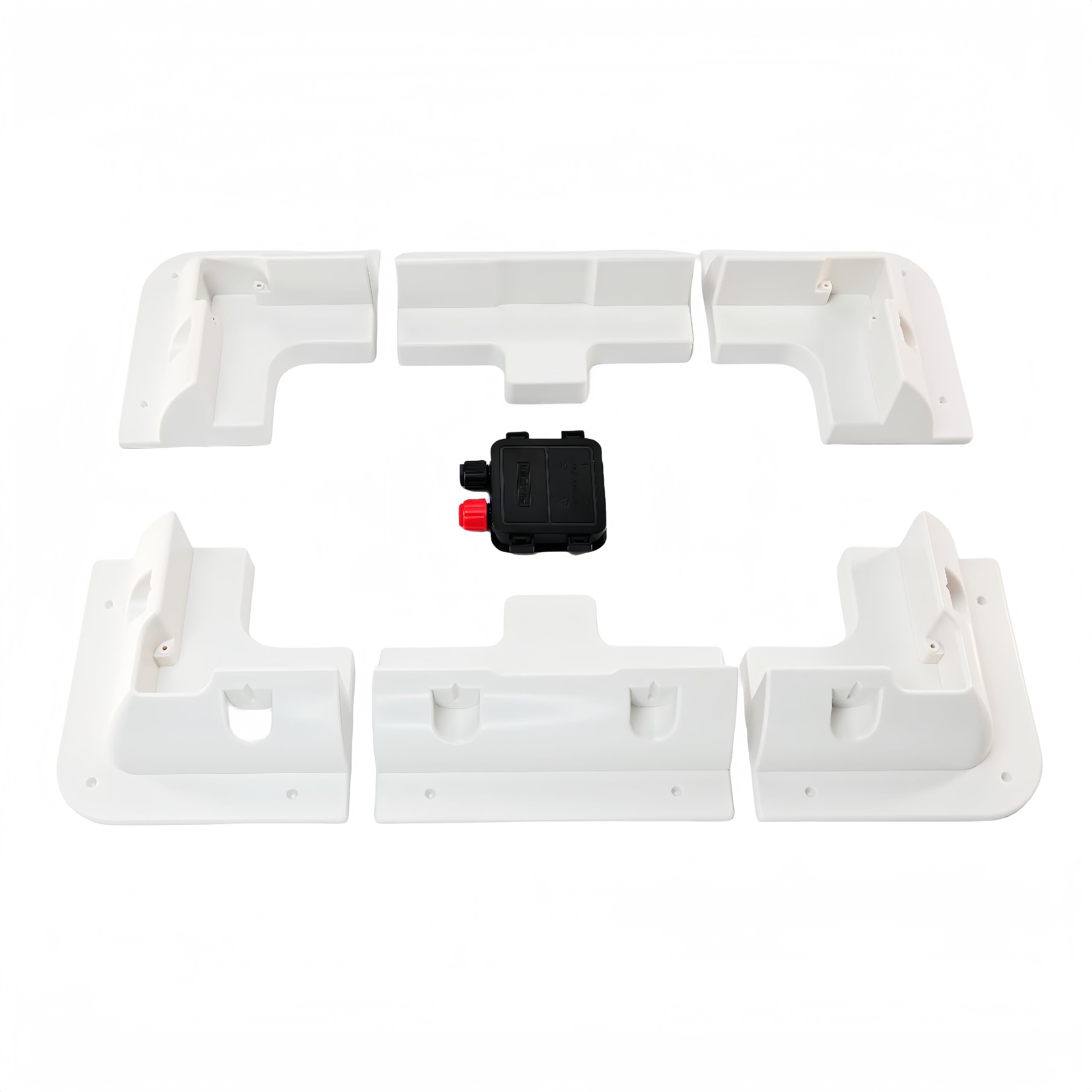 Photo 1 of Solar Panel Mounting Brackets Solar Panel Mount Kit Drill Free 7PCS Solar Panel Roof Mounting for Roofs of RV Camping Van, Caravans, Vehicles, Camper Vans, Sheds, Garages, Boats