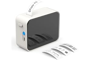 Pristar P15 Mini Bluetooth Label Printer Rechargeable Label Makers Wireless Labeler with Tape for iOS & Android, Protable Lab