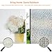 WPT 2 Pack Window Privacy Film 3D Decorative Self-Adhesive Window Film Static Cling Vinly for Reuseable Heat Control Mosic Sun Blocking Stained Glasses Home Office (35.4x78.7 Inches，2 Pack)