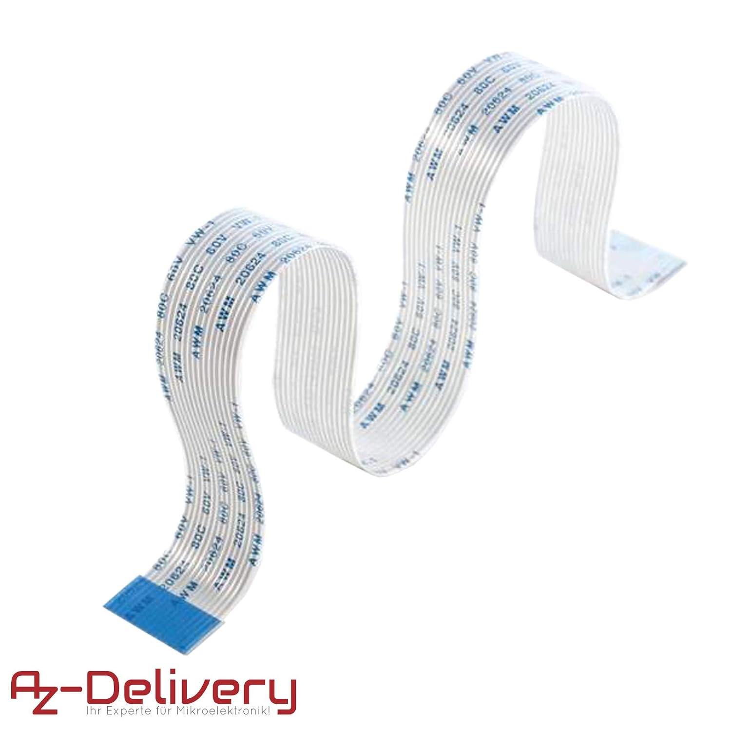 AZDelivery 3 x Flex Ribbon Cable 30cm (12 inches) FFC Ribbon Extension Cable compatible with Raspberry Pi Camera Module/Display Including E-Book! - Image 5