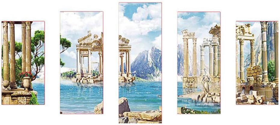 Naiflowers Full Drill Diamond Painting Kits for Adults Beginners, DIY 5D Round Diamond Embroidery Paintings Wall Arts Craft Cross Stitch Crystal Rhinestone for Home Decor Birthday Gift,37.4"x17.7"