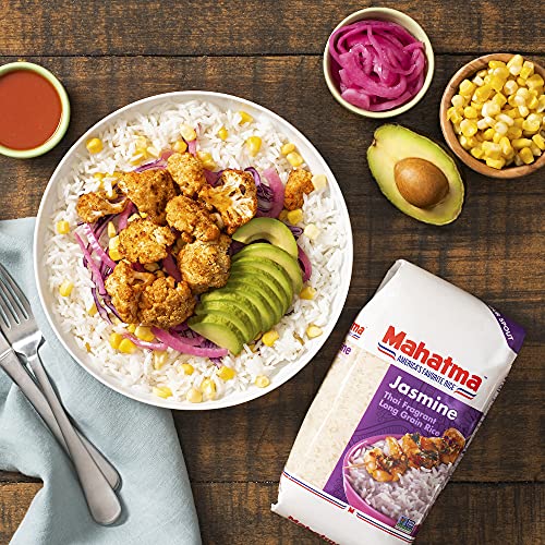 Mahatma Authentic Aromatic Thai Jasmine White Rice, Gluten Free, Non