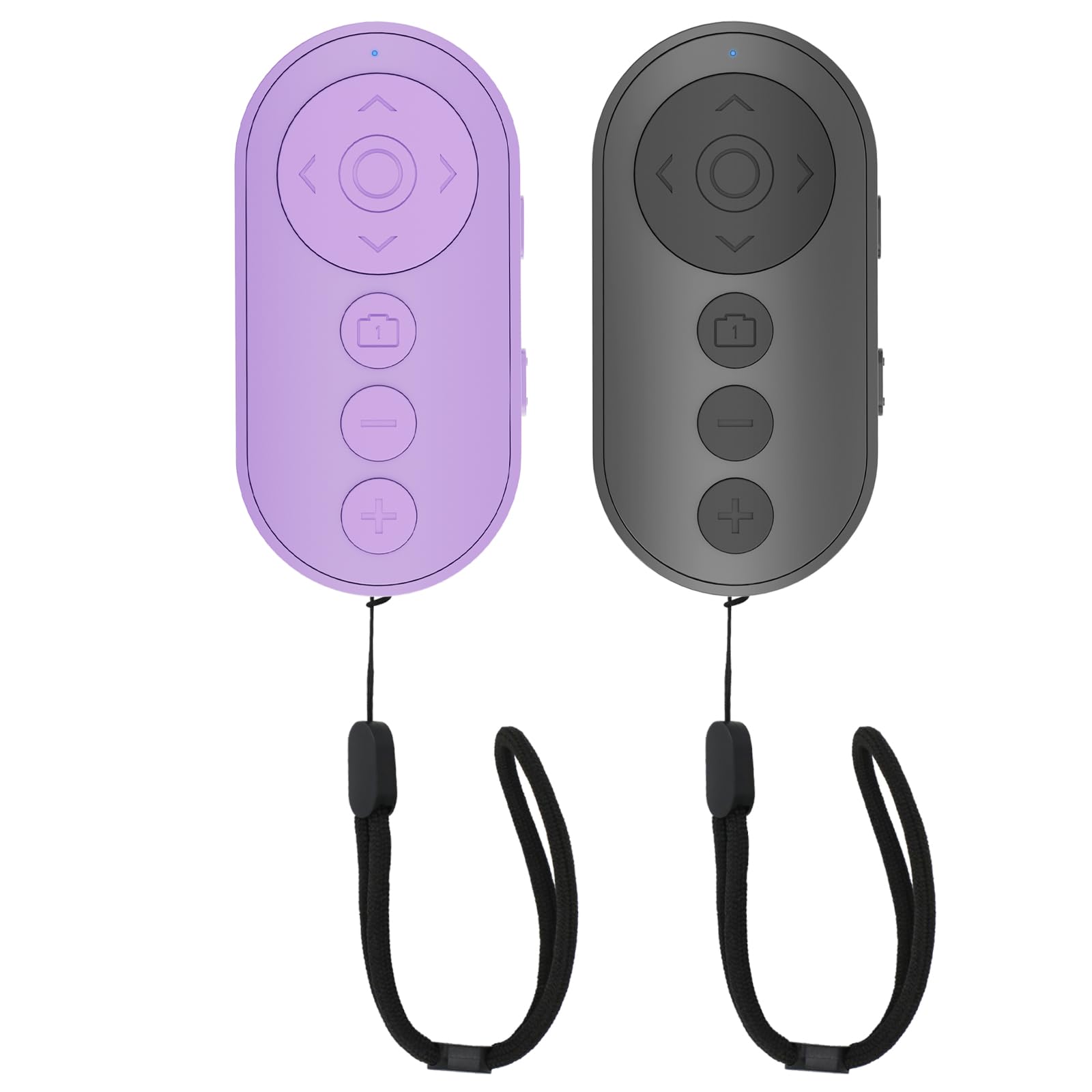 Photo 1 of (just black 1)
Remote Control for TikTok,Wireless Remote Camera Control Shutter with Zoom for iPhone, Front Rear Camera Switch,Page Turner for E-Book APP, Phone Remote, Scrolling Ring for TIK Tok (Black/Purple)