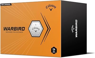 Callaway Warbird 24 Ball Pack White Golf Balls Distance HX Aerodynamics