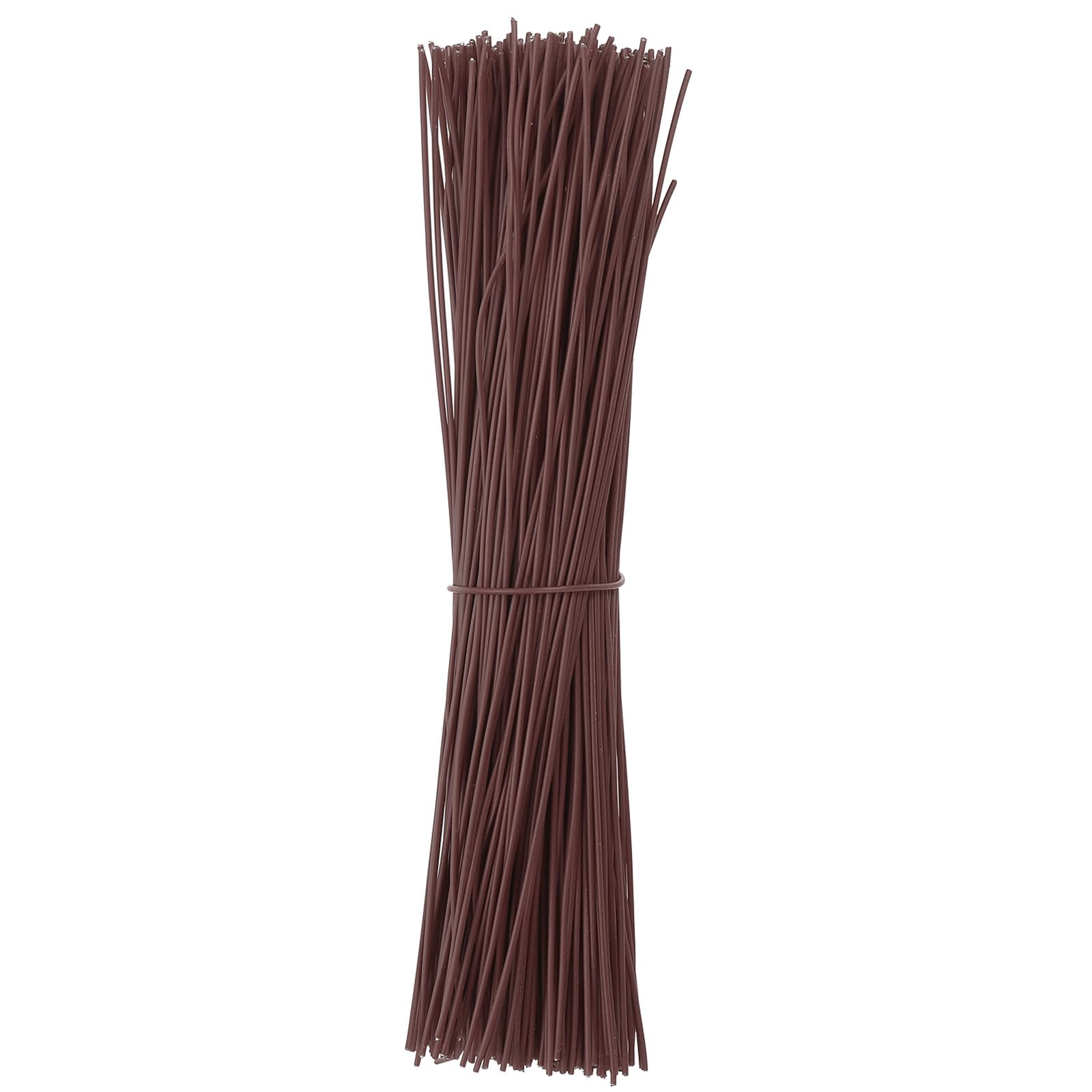 PATIKIL Plastic Twist Ties, 300 Pcs 6 Inch Reusable Cable Ties, 0.04 Inch Wide Bag Coated Ties for Household and Office Use, Brown