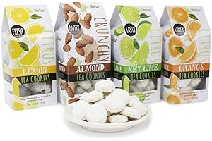 Too Good Gourmet 102.1068R Tea Cookies Sampler Set - Set of 4