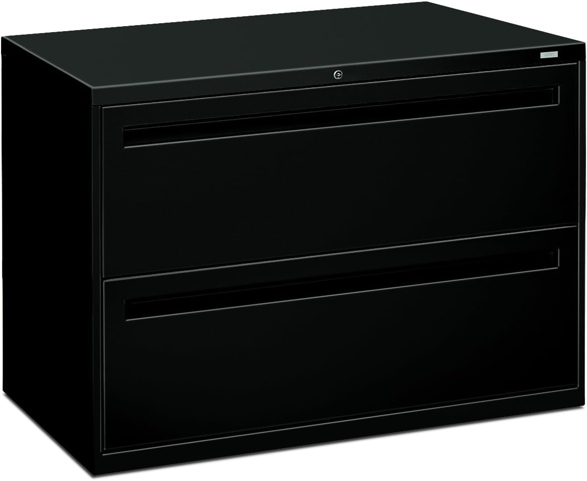 Amazon Com Hon 792lp 700 Series 42 By 19 1 4 Inch 2 Drawer Lateral File Black Furniture Decor
