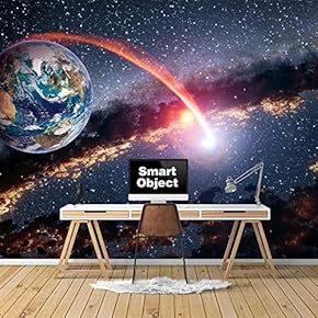 Wall Murals for Bedroom Great Universe Giant Planets Removable Wallpaper Peel and Stick Wall Stickers - 66x96 inches