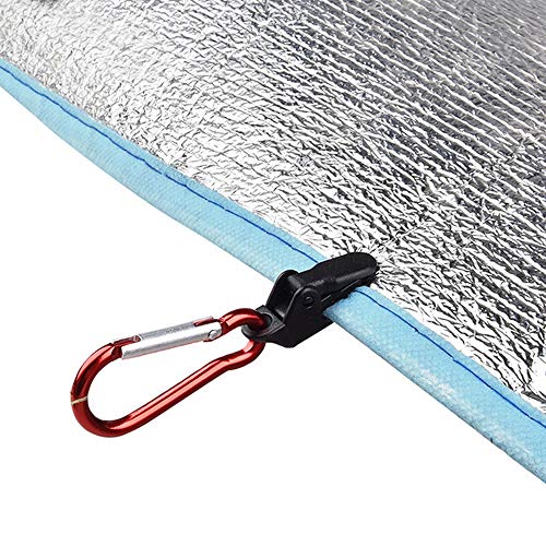 LEZED Tarp Clip Tent Clips met Carabiner Luifel Klem Luifel Clip Houder Winddicht Plastic Luifel Klem Lock Grip voor… - Image 6