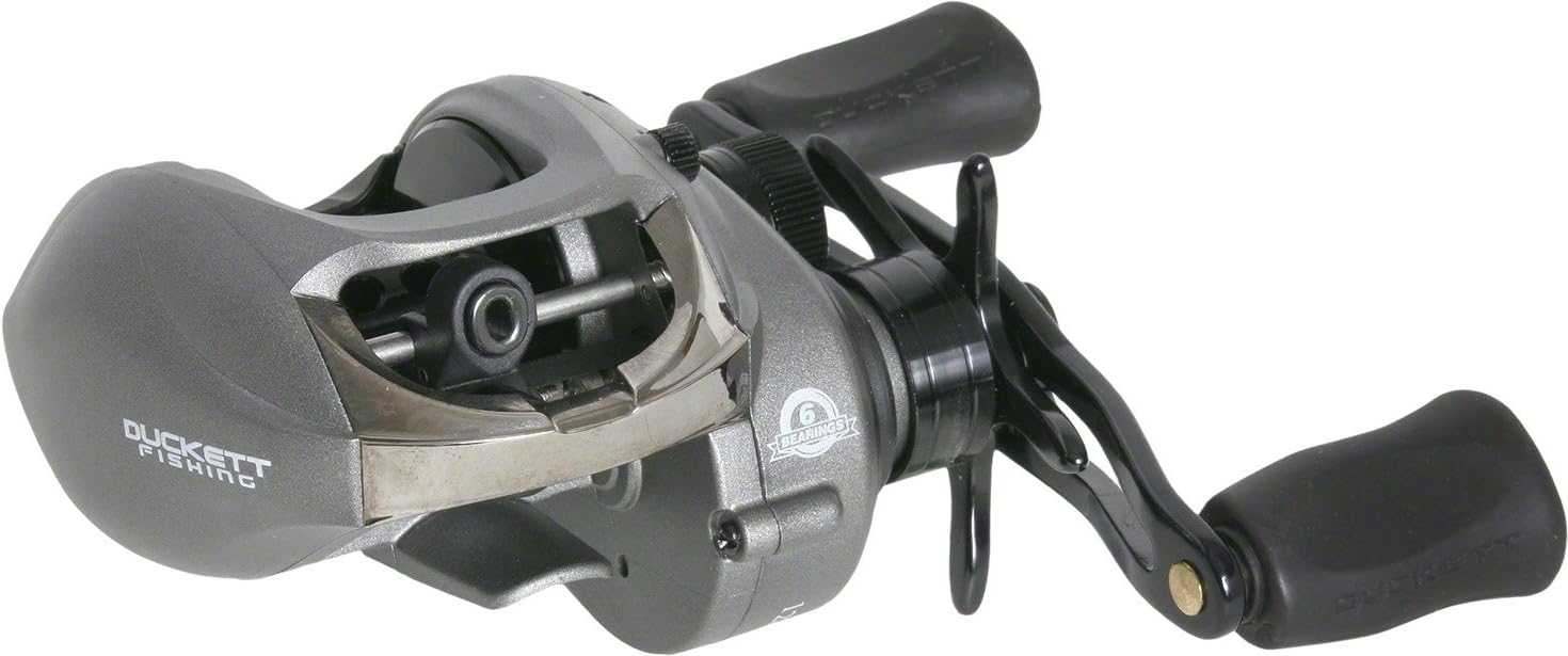 Duckett Fishing Low Profile Baitcasting Reel with 5.3:1