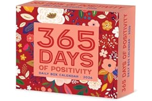 Willow Creek Press 365 Days of Positivity 2026 5.4" x 6.2" Box Calendar