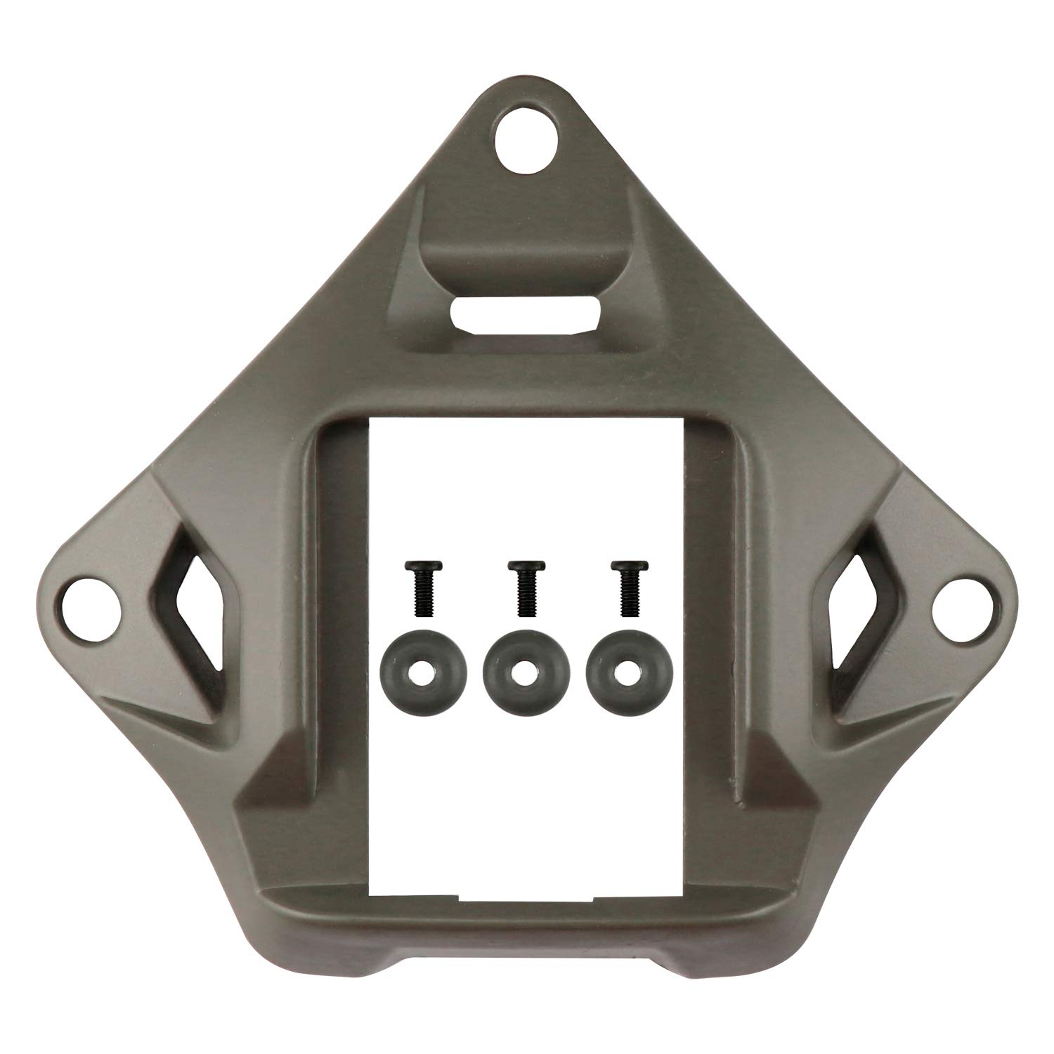 Tactical Helmet NVG Mount Shroud Steel Sports Camera Bracket Base for FAST Helmet (G)