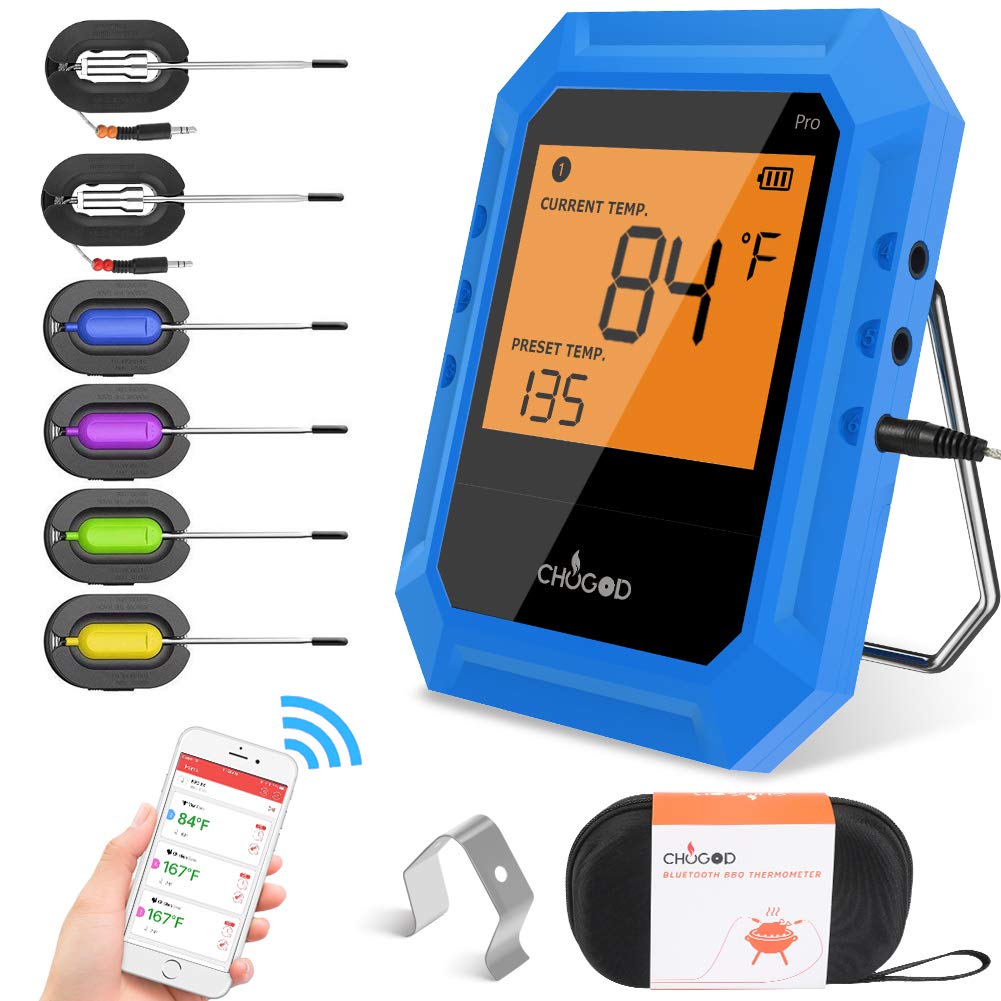 Bluetooth Meat Thermometer Wireless BBQ Thermometer Digital Cooking