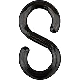 Mr. Chain S-Hook, 2-Inch, Black, Pack of 25 (50303-25)