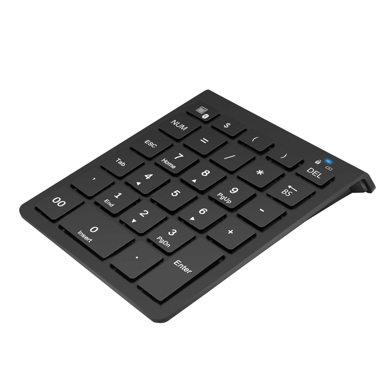 Rytaki Bluetooth Numeric Keypad, 28 Keys Wireless Silent Number Pad for
