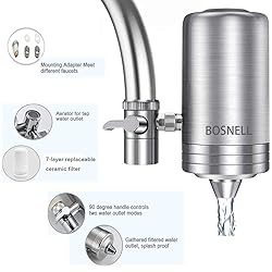 Faucet Water Filter - Filtration System, Large