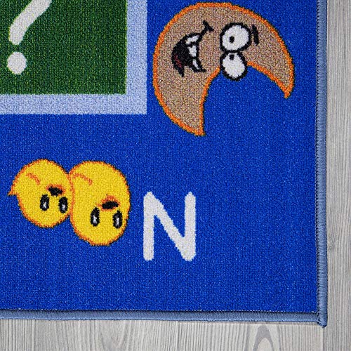 Ottomanson Jenny Collection Children's Educational Alphabet Kid's Room