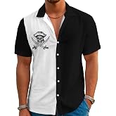 THE PIRATE KING Funny Pirate Hawaiian Shirt Men's Aloha Shirt Summer Beach Vacation Short Sleeve Casual Button Down Shirt