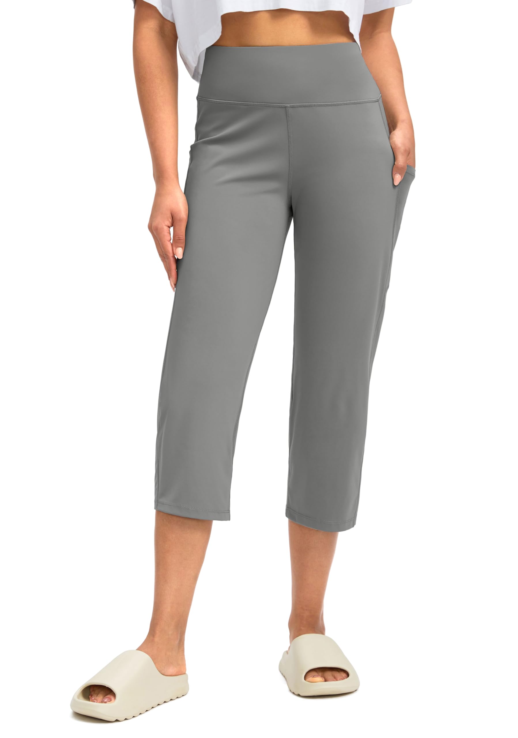 Capri Pants for Women High Waist Workout Yoga Pants
