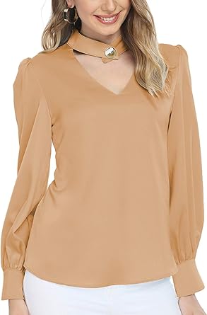 elegant blouses for work