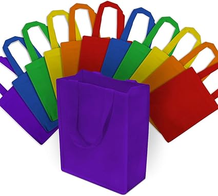 small plastic tote bags with handles