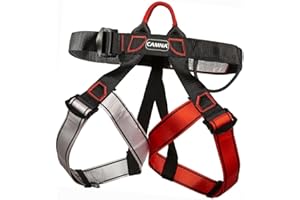 predolo Climbing Harness Safety Belt Half Body Harness Tree Climbing Rappelling Equip for Rock Rappelling